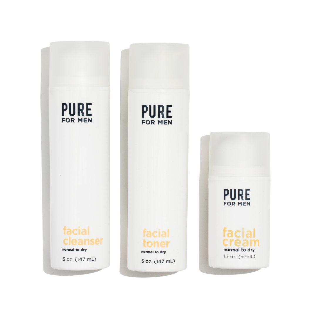 Pure For Men Face Kit: Normal to Dry